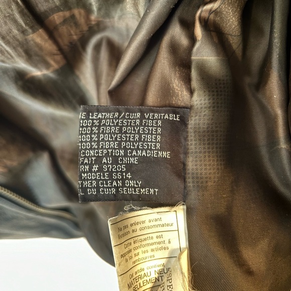 DANIER Genuine Leather Jacket Black - Size Small - Picture 8 of 10